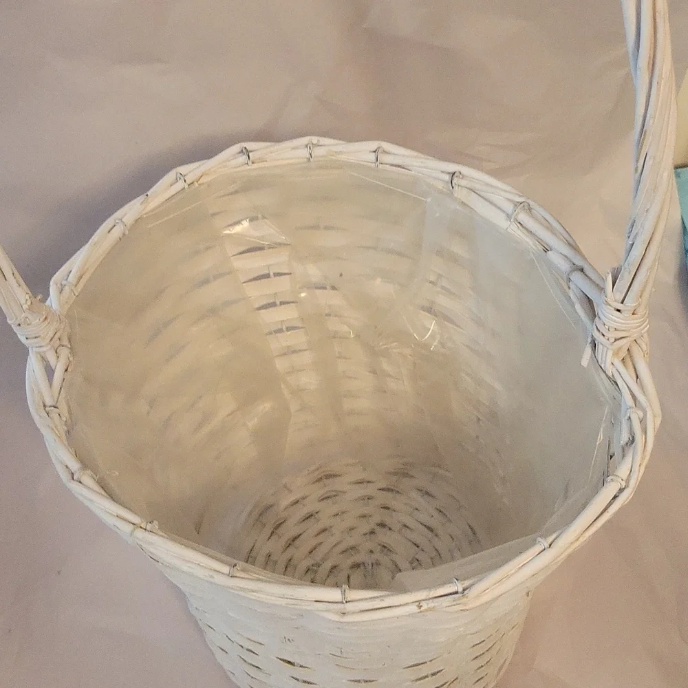 Large White Basket